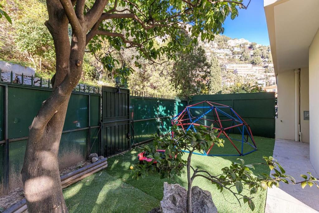 Villefranche Sur Mer:Appartement-Villa, Vue Mer, Jardin, Parking. Exterior photo