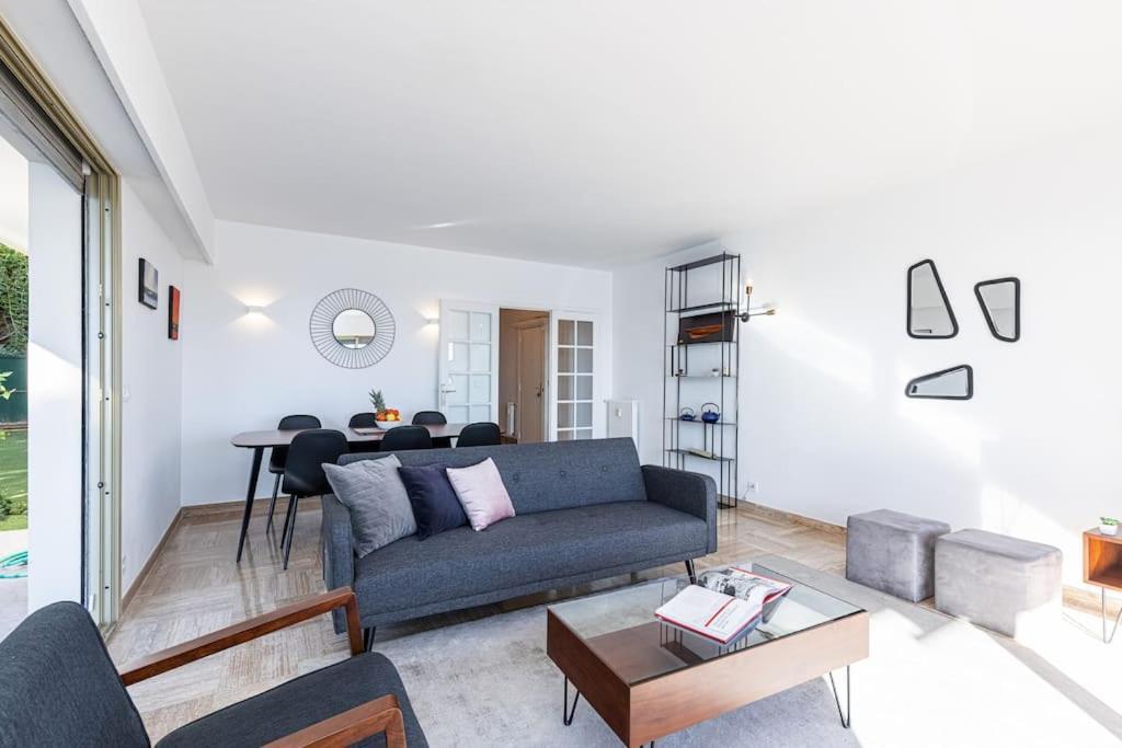 Villefranche Sur Mer:Appartement-Villa, Vue Mer, Jardin, Parking. Exterior photo