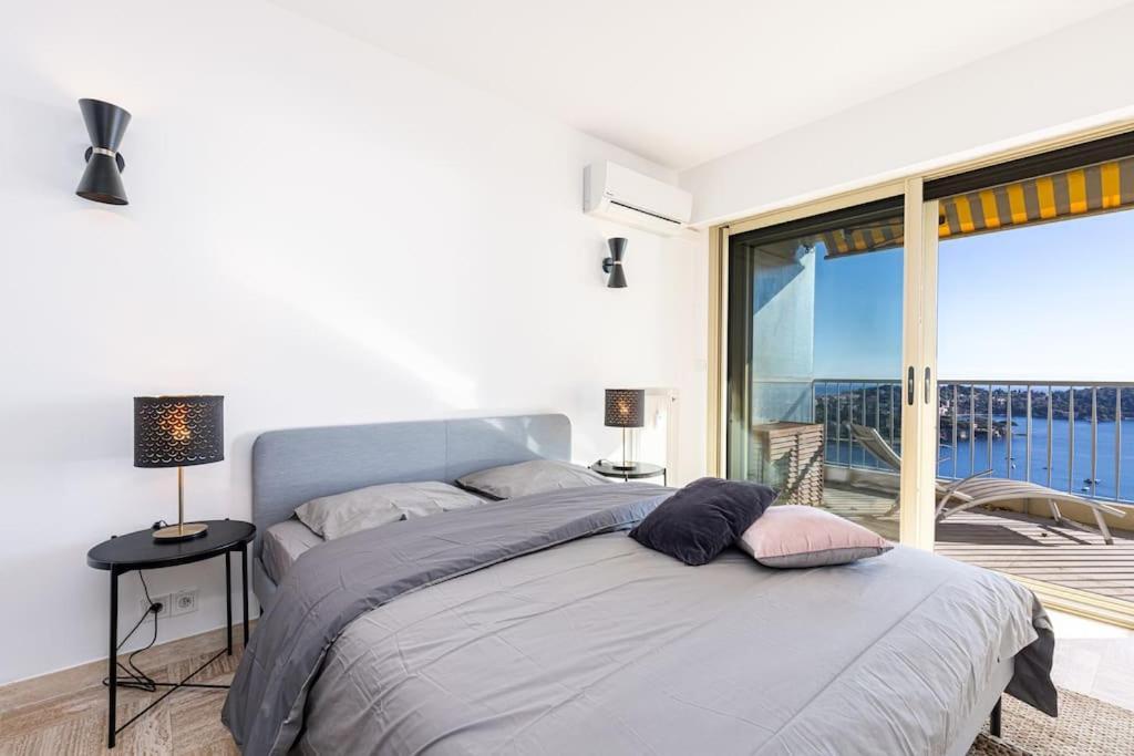 Villefranche Sur Mer:Appartement-Villa, Vue Mer, Jardin, Parking. Exterior photo