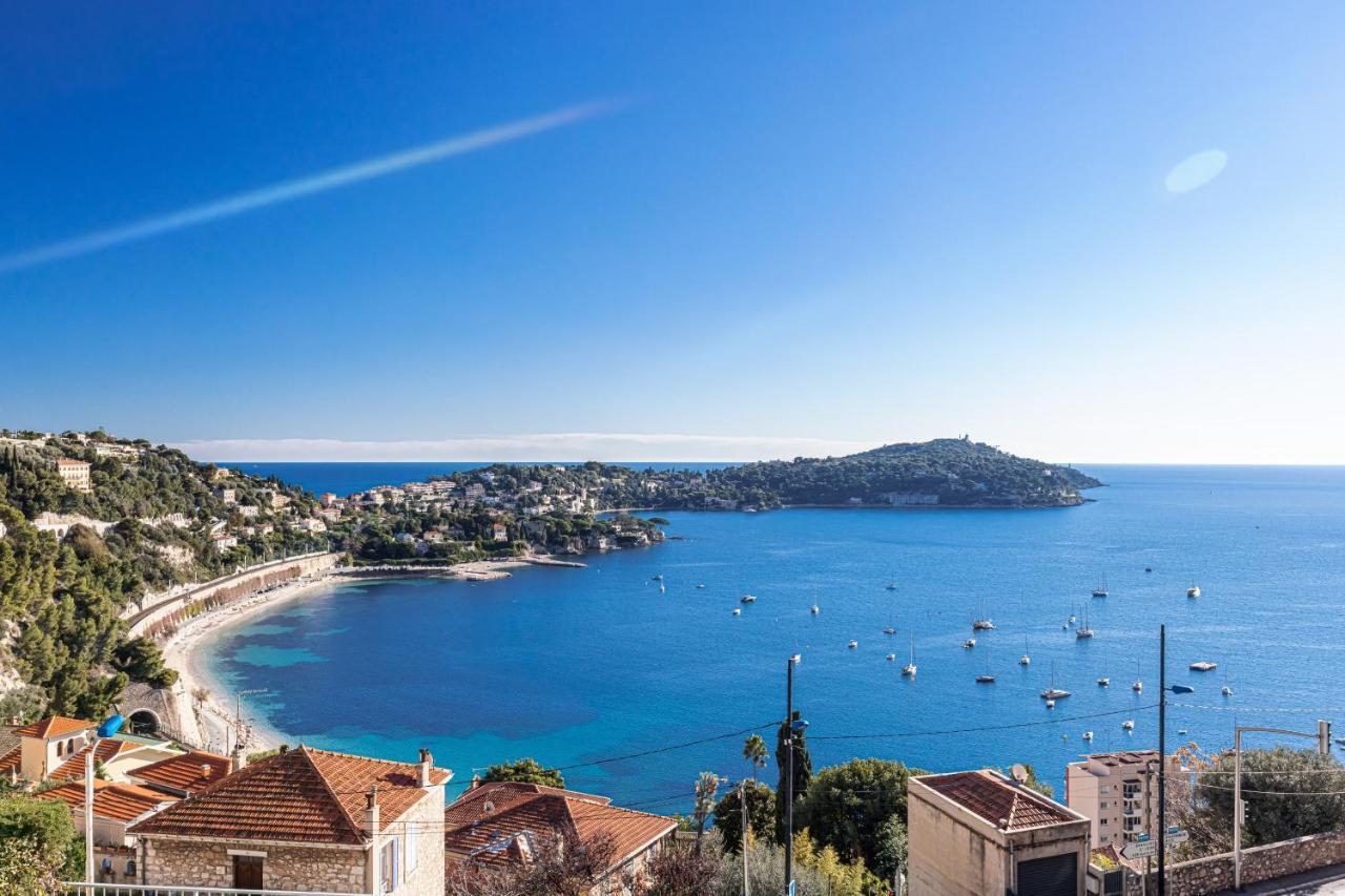 Villefranche Sur Mer:Appartement-Villa, Vue Mer, Jardin, Parking. Exterior photo