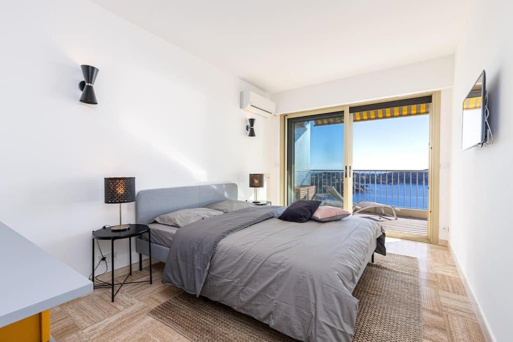 Villefranche Sur Mer:Appartement-Villa, Vue Mer, Jardin, Parking. Exterior photo